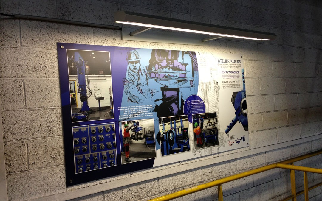 Signalétique Usine LCB ArcelorMittal Gandrange