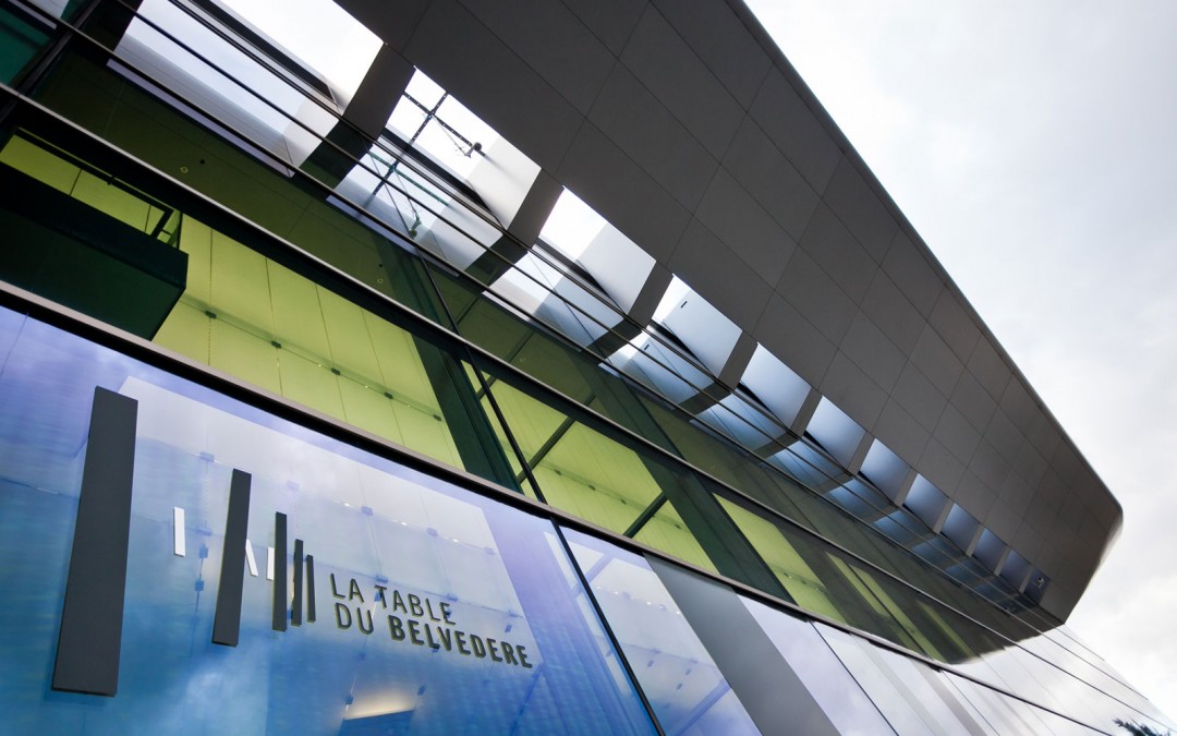 Vitrine et Signalétique La Table du Belvédère