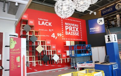 Lettrage Grand Format IKEA Arlon