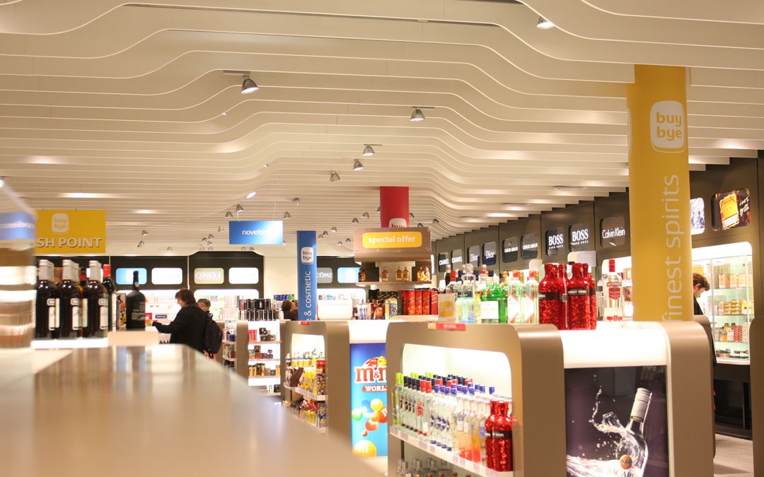Signalétique Point de Vente Luxair Buy Bye Shops